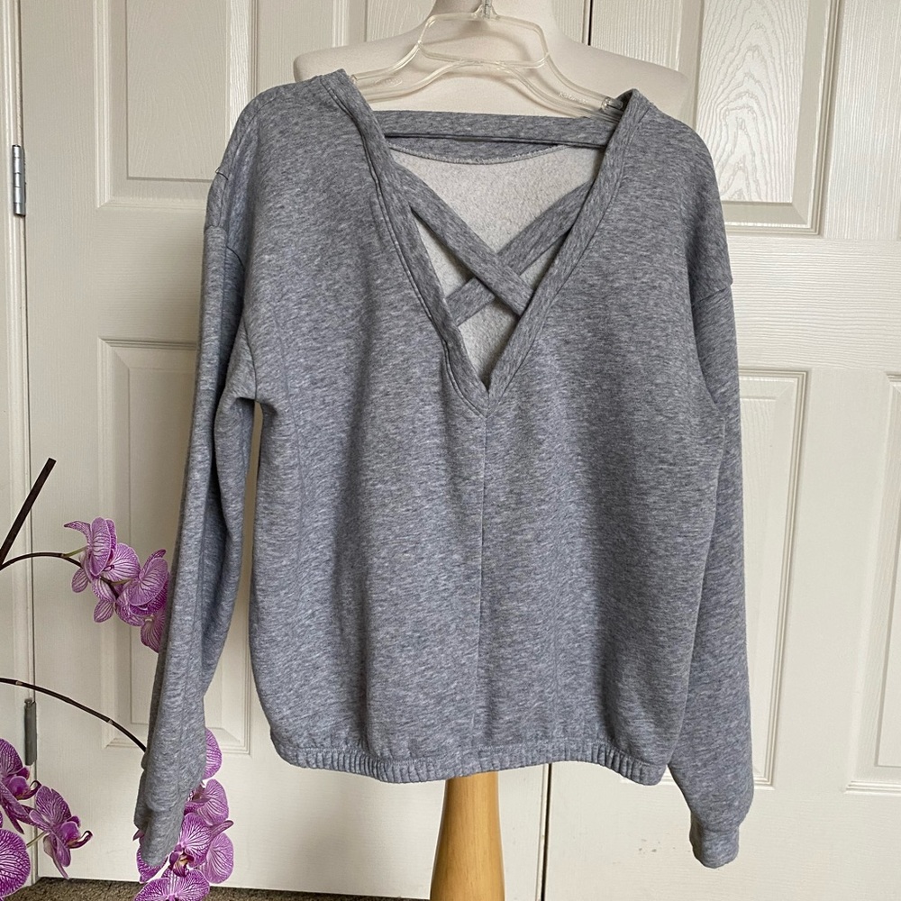 COPY - Old Navy Gray sweater Girls XL 14y